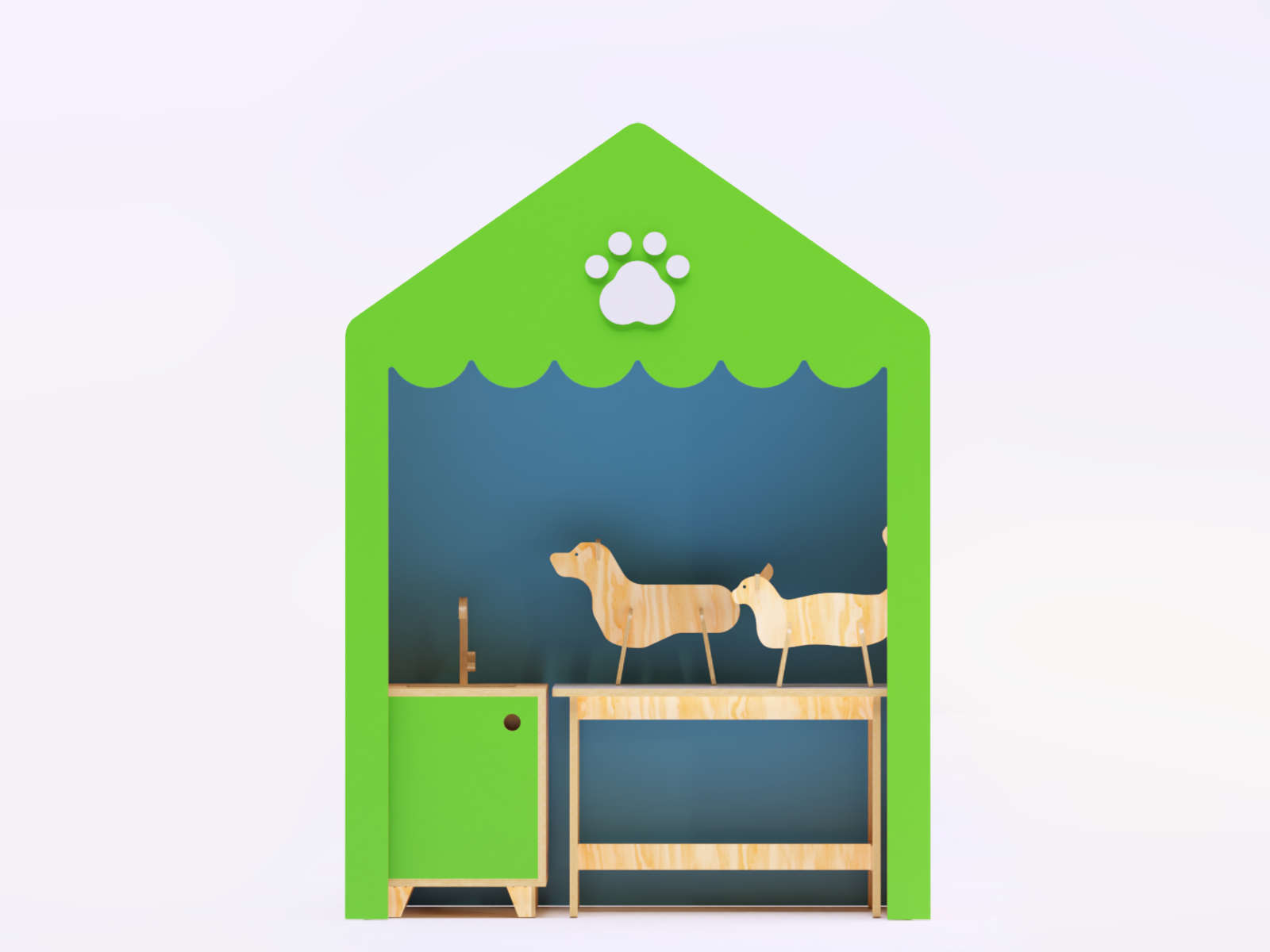 Mini cidade veterinária