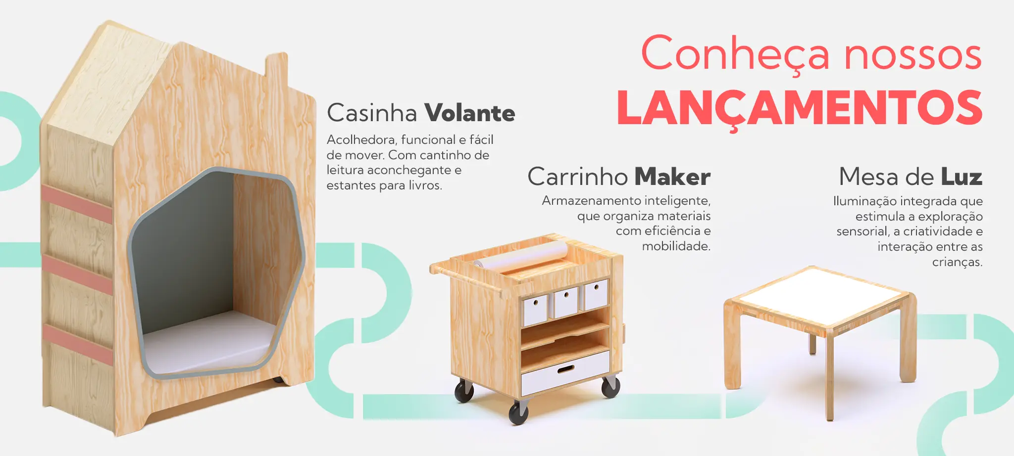 Bancada HUB - Alta, versátil e pensada para promover a força da coletividade. - Saiba mais sobre este Lançamento!